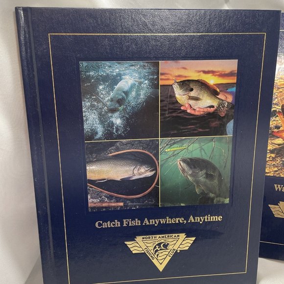 North American Fishing Club Lot 2 Walleye, Fish Anywhere Anytime Books Vintage - Picture 2 of 11